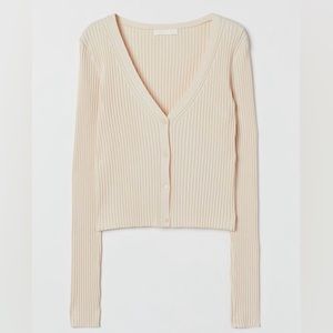 H&M Ribbed Cardigan